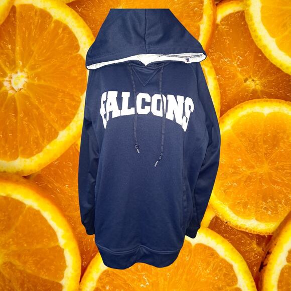 Russell Athletic Men's Long Sleeve Fleece Blue Falcons Printed‎ Hoodies Size XL - Picture 8 of 8